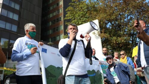 Održan protest u Sarajevu: Hitno primjeniti Zaključak o zabrani izgradnje MHE u FBiH