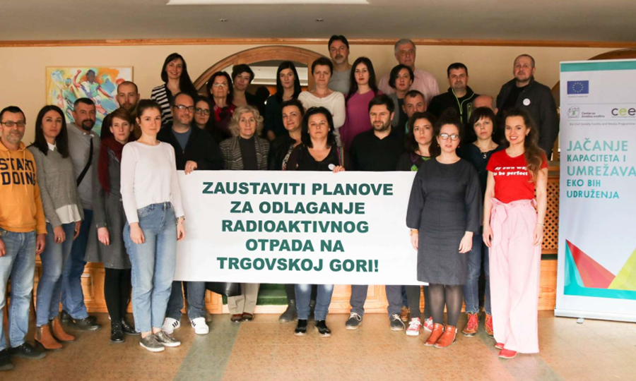 Eko-BiH mreža: Zaustaviti planove za odlaganje radioaktivnog otpada na granici BiH!