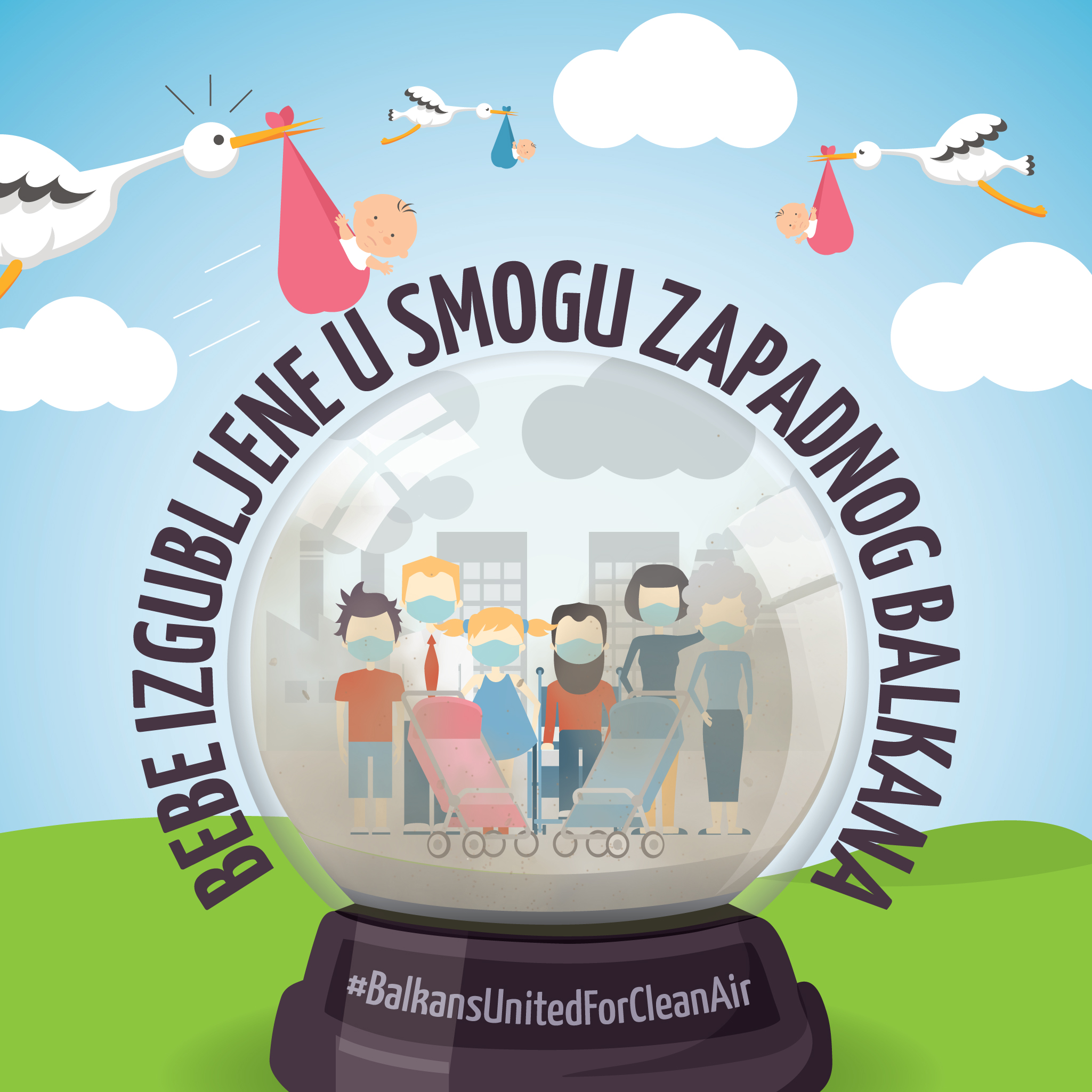 Veća zagađenost zraka, manje djece na Zapadnom Balkanu