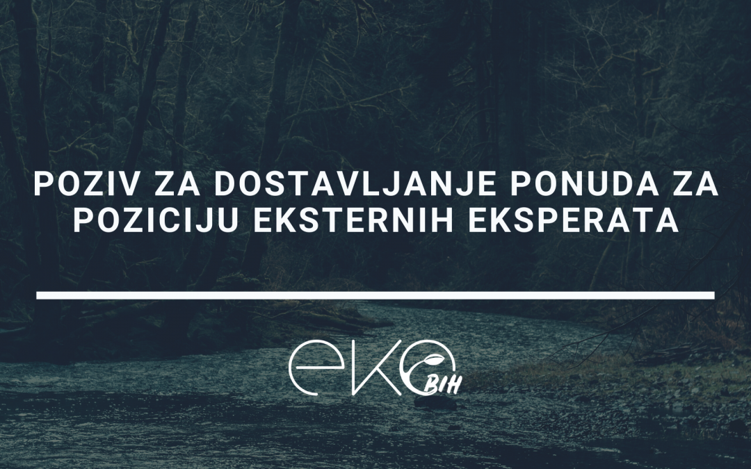 Poziv za dostavljanje ponuda za poziciju eksternog eksperta